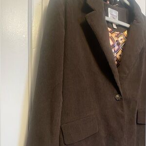 🤎 Corduroy Brown Blazer by Autres Filles